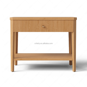 Letto FERLY dal Design Moderno in Rovere Massiccio di Alta Qualità con Pannello Scanalato e Pediera, Arredamento Camera da Letto, Personalizzazione OEM ODM Accettata - Product Image 5