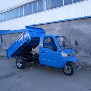 Tricycle motorisé diesel à benne hydraulique pour le transport <span class=keywords><strong>de</strong></span> marchandises, avec moteur diesel et carrosserie fermée, idéal pour l'agriculture - Vente en gros usine - Product Image 2