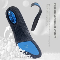 Semelles sportives anti-torsion en plaque de carbone avec amorti Poron, mousse PU respirante et absorbant les chocs pour le basketball et la course à pied