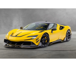 Upgrade M-style Dry Carbon Fiber Body Kit SF90 motorkap ventilatieopening voor Ferrari SF90 - Product Image 5