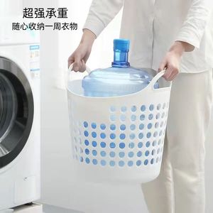 Collapsible Laundry <b>Basket</b> Round Breathable Storage For Home Bathroom Clothes Organizer - Product Image 4