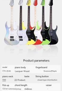 Kit de <span class=keywords><strong>guitare</strong></span> électrique Clevan CST15 CTH30 CN10Q de haute qualité, White Ice Flake & Black Ice, <span class=keywords><strong>guitare</strong></span> électrique <span class=keywords><strong>rock</strong></span> - Product Image 2