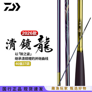 Canne à pêche Daiwa Clear Mirror Dragon Taiwan 6m en fibre de carbone, action moyenne rapide, guides SIC, pêche à la carpe - Product Image 2