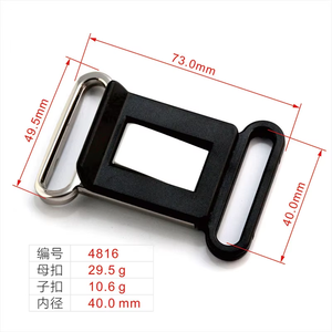 Cinturones tácticos personalizables de alta calidad, media aleación de Zinc, Media hebilla de Liberación lateral de plástico, collares portátiles impermeables para perros - Product Image 6