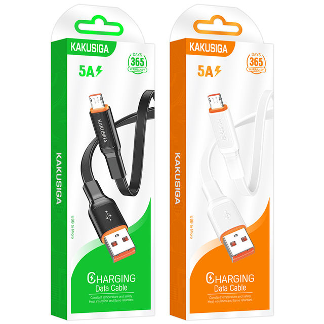Factory Direct Trending USB Micro TPE Data Cables 5A Fast Charge for Mobilephone High Quality Mobile Accessories Flame Retardant