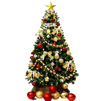 Sapin de Noël artificiel en plastique écologique, design pointu, décorations de Noël sur pied pour hôtels, décorations de Noël intérieures.