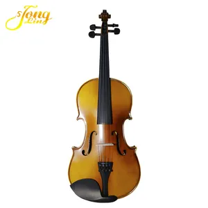 Violín de madera maciza hecho a mano, violín Universal para estudiantes, precio barato, venta al por mayor