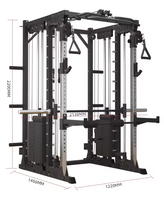 Équipement de fitness commercial YX : Rack à squats multifonctionnel et machine Smith