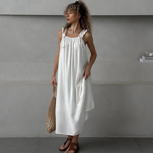 Chemise de nuit/pyjama en coton respirant et confortable pour l'automne, idéal pour les femmes à porter à <span class=keywords><strong>la</strong></span> <span class=keywords><strong>maison</strong></span> ou à l'extérieur. - Product Image 2