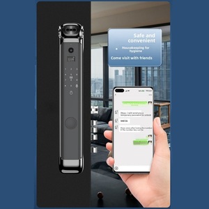<span class=keywords><strong>2025</strong></span> mô hình mới tuya Wifi hợp kim nhôm khóa cửa thông minh-NFC Nhận dạng khuôn mặt vân tay camera & mã truy cập - Product Image 2
