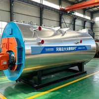 Chaudière industrielle horizontale à gaz sous vide pour eau chaude 0,7 MW, sur mesure, entièrement automatique, haute efficacité, sûre et stable