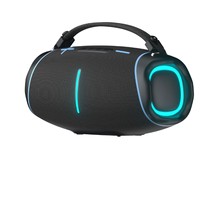 Sistema de Altavoces Bidireccional Inalámbrico, Resistente al Agua, 80W, Portátil, RGB, Bajos Profundos, Reproductor de Audio, para Exteriores, Hogar, Fiestas