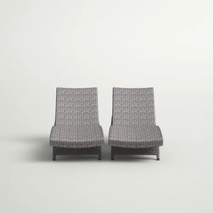 Chaise longue de plage Chaise longue en <span class=keywords><strong>osier</strong></span> Lit en rotin Chaise longue Chaises longues Piscine de <span class=keywords><strong>jardin</strong></span> Chaise longue extérieure pour piscine d'hôtel - Product Image 5