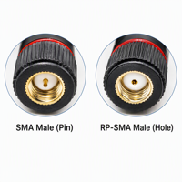 Dual Band WiFi Antenna 2.4G 5.8G 6dBi High Gain SMA-J External Omni for WiFi 6 6E Router Industrial IoT Gateway Node