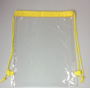 Bán buôn biểu tượng tùy chỉnh nhựa giá rẻ Dây Kéo Túi trong suốt PVC rõ ràng dây kéo Ba lô - Product Image 6