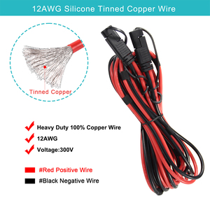 Câble d'extension SAE vers SAE, adaptateur pour panneau solaire, étanche, 16AWG - Product Image 5