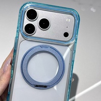 Coque de téléphone en acrylique transparente avec chargement magnétique sans fil, antichoc, pour iPhone 17, fabricant OEM ODM Chine