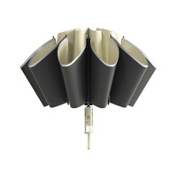 Parapluie de protection solaire professionnel entièrement automatique avec protection UV, parapluie inversé élargi anti-rebond, parapluie de pluie rétractable