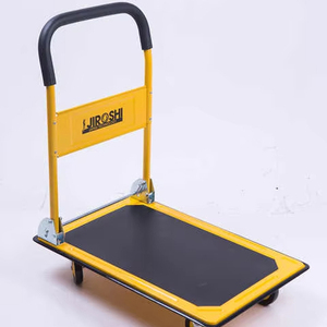 2025 HKBG 150KGS Boutique Type Factory Custom Steel Platform Folding Carts for Warehouse <b>Trolley</b> HKBG-trolly-2 Foldin - Product Image 1