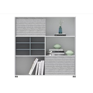 Mueble Bajo de Madera para Oficina en Casa, Diseño Moderno e Innovador, con Paneles Acústicos, para Dormitorio o Sala de Estar, Venta al Por Mayor - Product Image 1