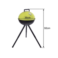 Barbecue portable émaillé au charbon de bois pour extérieur, modèle Apple, four à charbon pour cuisine extérieure