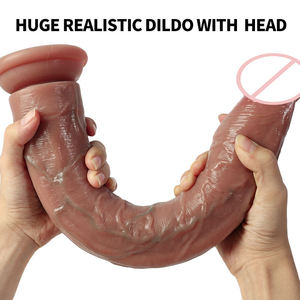 Super Long 14 Inch Penis Masturbator - Thick Realistic <strong>Dildo</strong> with Suction Cup (OEM) - Product Image 3