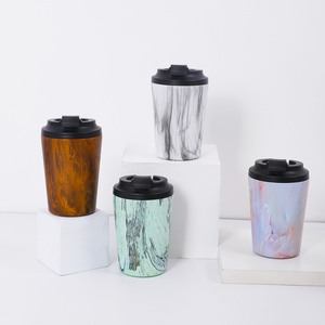 380ml Insulated Travel <b>Coffee</b> Mug Double-Walled Vacuum with Leak-Proof Lid Handle and Vaccum <b>Coffee</b> Cups for On-The-Go Use - Product Image 1