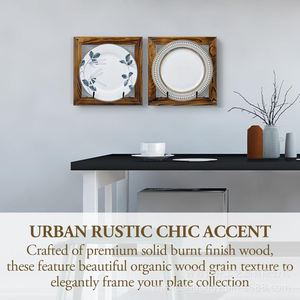 Retro Wooden <b>Wall</b> <b>Mounted</b> <b>Shelf</b> Square Storage Rack For Living Room Display - Product Image 5