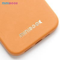 Minibook Personnalisable En Relief Logo Magnétique En Cuir Téléphone étui pour iphone 13 14 Pro Max En Gros Antichoc Sans Fil De Charge