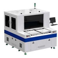 Machine de découpe laser de verre sans contact à double poste de travail, à faible éclatement, automatique, haute sécurité, pour épaisseurs de 0,1 à 80 mm