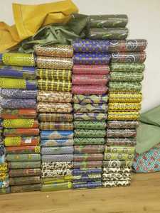 Tela Africana 100% Algodón, Estilo Hollandais Ankara Dorada, Tela Superior para Prendas, Hecha en China, en Existencia - Product Image 6