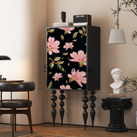 Buffet de salle à manger haut de gamme Idao en bois massif avec rangement intégré pour chambre et entrée - Meuble de maison