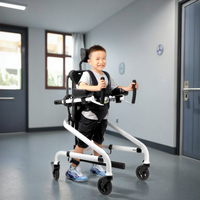 Matériel de mobilité pédiatrique, aides à la marche pour enfants, réglables en hauteur, avec appui-tête, pour enfants atteints de paralysie cérébrale