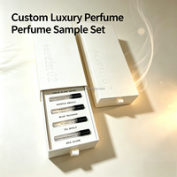 Boîtes à tiroirs en papier pour flacons de parfum en verre transparents vides de 2ml, 3ml, 5ml, 8ml, 10ml, tubes miniatures de voyage, échantillons de découverte