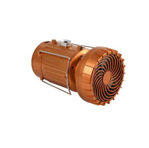 防水ポータブルLED充電式ランタン屋外ガーデンソーラーキャンプライト（ファン付き） - Product Image 6