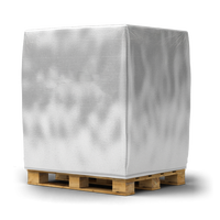 Couverture thermique de couverture de palette de feuille d'aluminium, couverture de palette d'isolation thermique