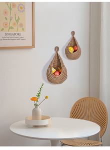 <b>Storage</b> <b>Basket</b> Hanging <b>Wall</b> Vegetable Organizer Container Decor <b>for</b> Kitchen Garden Mount <b>Wall</b> Plant Flower Onion <b>Storage</b> - Product Image 3