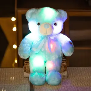 Wholesale Bulk Valentines Day Gift Various Styles Light Up Plush Dolls Stuffed Animals LED Teddy Bear Dolphin Plush Toys