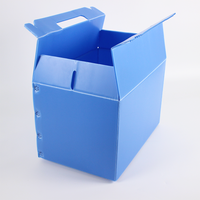 Vente directe de boîte en plastique ondulé pp boîte de panneaux en nid d'abeille PP boîte en plastique