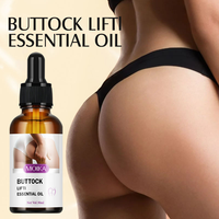 Huile Essentielle Raffermissante et Volumatrice pour les Fesses 30ml Marque Privée – Huile de Massage 10X pour l'Amélioration et le Remodelage des Hanches pour des Courbes Sexy