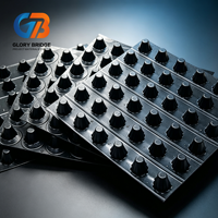 Planche de drainage alvéolée en HDPE pour toitures, sous-sols, jardins, barrages, pentes, fosses – Épaisseur personnalisable