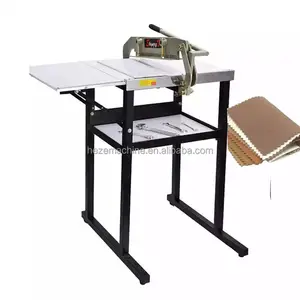 Textile Fabric Zig-zag Sample Cutting Table Machine Manual Straight Cutter Machine Roll Cloth Fabric Sample Cutting Machine