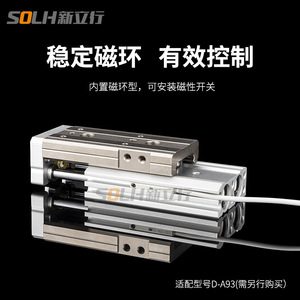 โต๊ะเลื่อนนิวเมติกเหล็ก MXQ25-10-20-30-40-50-75-100-125-150 ใหม่และมือสอง รางเลื่อนแบบเส้นตรง ลูกปืนกระบอกสูบ ชิ้นส่วนหลักของเครื่องยนต์ - Product Image 4