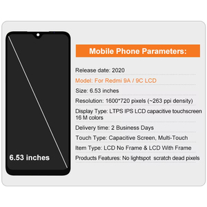 Originale di alta qualità per Xiaomi <span class=keywords><strong>Redmi</strong></span> 9 Touch Screen sostituzione LCD con telaio per telefoni cellulari <span class=keywords><strong>Redmi</strong></span> 9A/<span class=keywords><strong>9C</strong></span> - Product Image 3