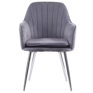 Muestra Gratuita: Taburete LED <span class=keywords><strong>Conforama</strong></span> Leslie con Patas Doradas, Diseño Único para Sala de Vapor, Silla de Comedor Moderna Gris con Asa - Product Image 3