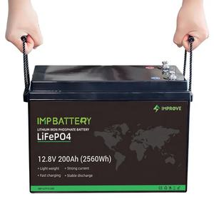 12V 200Ah LiFePO4 batterie agli ioni di litio 24v 36v 48v 100ah Bms batteria integrata al litio ferro fosfato per RV - Product Image 3