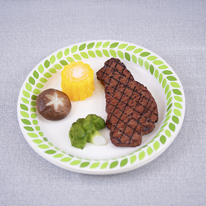 Disposable paper eating plate