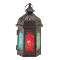 Lanterne en métal de décoration intérieure, lanterne de jardin ou de maison, avec verre, Europe, 10 m, offre spéciale