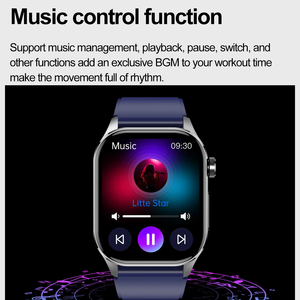 ET580 <strong>Clock</strong> Sport Mode Smart Watch Intelligent Bt Call Large Screen ECG Pressure Health Monitor SOS IP68 Waterproof Smartwatch - Product Image 5