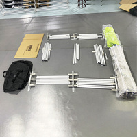 Boîte à Lumière LED Publicitaire Portable en Aluminium Rétro-Éclairée pour Salons Professionnels, Tissu Tendu LED Robuste